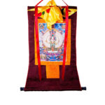 Buddha Stones Tibetan Thousand-handed Avalokitesvara Framed Thangka Blessing Decoration Decorations BS 2m
