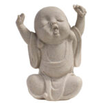Buddha Stones Tibetan Meditation Buddha Monk Blessing Serenity Resin Home Decoration Decorations BS 3