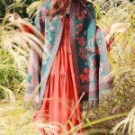 Buddha Stones Tibetan Flowers Leaves Pattern Design Shawl Cozy Travel Scarf Wrap Tibetan Shawl BS 8