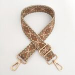 Buddha Stones Multicolor Embroidered Shoulder Bag Straps Bag Straps BS Beige Green Brown
