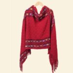 Buddha Stones Tibetan Colorful Striped Rhombus Pattern Shawl Tassels Pullover Winter Cozy Travel Scarf Wrap Tibetan Shawl BS 18