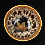 Buddha Stones Maple Leaf Colorful Ceramic Teacup Home Tea Cups Cup BS 15