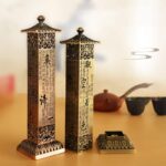Buddha Stones Heart Sutra Alloy Incense Holder Healing Home Decoration Incense Burner Decorations Incense Burner BS 1