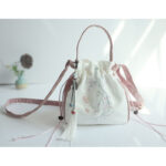 Buddha Stones Handmade Embroidered Flowers Canvas Tote Shoulder Bag Handbag Bag BS 25
