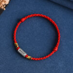 Buddha Stones Handcrafted 925 Sterling Silver Everything Goes Well Design Protection Strength Bracelet Anklet (Extra 30% Off | USE CODE: FS30) Bracelet Anklet BS 23