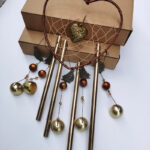 Buddha Stones Dream Catchers Love Elephant Boat Wall Hanging Chime Bell Handmade Home Decoration Decorations BS 7