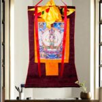 Buddha Stones Tibetan Thousand-handed Avalokitesvara Framed Thangka Blessing Decoration Decorations BS 4