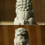 Buddha Stones Lion Fu Foo Dogs Elephant Ward Off Evil Blessing Home Decoration Decoration BS 9