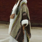 Buddha Stones Tibetan Multicolored Striped Shawl Winter Cozy Travel Scarf Wrap Tibetan Shawl BS 6