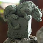 Buddha Stones Feng Shui Standing Sitting Dragon Success Luck Home Decoration Decorations BS 15