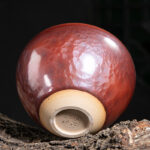 Buddha Stones Handmade Chinese Jianzhan Lotus Design Ceramic Teacup Kung Fu Tea Cup Jian Zhan Tea Cup BS 10