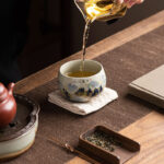 Buddha Stones A Panorama of Rivers and Mountains Ceramic Teacup Kung Fu Tea Cup 150ml Cup BS 7