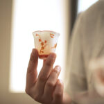 Buddha Stones White Porcelain Flowers Ceramic Gaiwan Sancai Teacup Kung Fu Tea Cup And Saucer With Lid Cup BS 15
