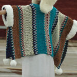 Buddha Stones Tibetan Multicolored Striped Shawl Winter Cozy Travel Scarf Wrap Tibetan Shawl BS 52