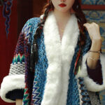 Buddha Stones Tibetan Multicolored Striped Shawl Winter Cozy Travel Scarf Wrap Tibetan Shawl BS 35