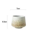 Buddha Stones Retro Kiln Change Ceramic Coffee Mug Tea Espresso Coffee Cup 200ml Coffee Mug BS Retro White 7cm*6.5cm*200ml
