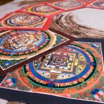 Buddha Stones Tibetan Handmade Thangka Mandala Painting Blind Box Random Color Pattern Tibetan Thangka BS 11
