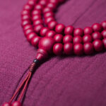 Buddha Stones 108 Mala Beads Natural Abelia Biflora Wood Protection Bracelet Mala Bracelet BS 2
