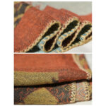 Buddha Stones Tibetan Shawl Diamond Pattern Winter Warm Cloak Scarf Tibetan Shawl BS 16