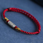 Buddha Stones Handcrafted 925 Sterling Silver Everything Goes Well Design Protection Strength Bracelet Anklet (Extra 30% Off | USE CODE: FS30) Bracelet Anklet BS 13