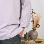 Buddha Stones Solid Color Three Quarter Sleeve Men's T-shirt Men's T-Shirts BS 9