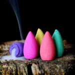 Buddha Stones Little Skull Ghost Purple Clay Backflow Smoke Fountain Peace Incense Burner Decoration (Extra 30% Off | USE CODE: FS30) Incense Burner BS 18