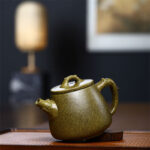 Buddha Stones Yixing Semi-handmade Yellow Green Purple Clay Kung Fu Teapot 240ml Teapot BS 1