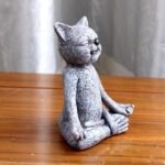 Buddha Stones Meditating Zen Dog Cat Frog Decoration Decorations BS 6
