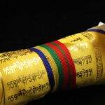 Buddha Stones Tibetan 5 Colors Windhorse Buddha Scriptures Auspicious Outdoor Prayer Flag TIBETAN PRAYER FLAGS buddhastoneshop 23