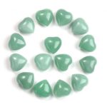 Buddha Stones Natural Amethyst Tiger's Eye Stone Love Decoration Decoration BS Green Aventurine*15pcs