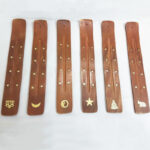 Buddha Stones Handmade Wood Incense Burner Decoration (Random Type) Incense Burner BS Random Type