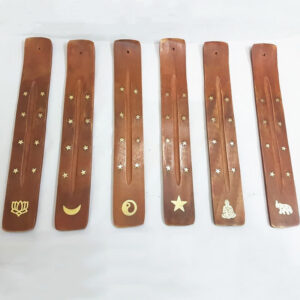 Buddha Stones Handmade Wood Incense Burner Decoration (Random Type) Incense Burner BS Random Type