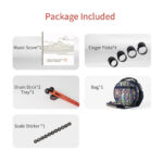 Buddha Stones Steel Tongue Drum Sound Healing Meditation Yoga Drum Kit 8 Note 5 Inch With Carry Bag Tongue Drum BS 3