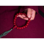 Buddha Stones Abelia Biflora Wood Warding Off Evil Spirits Wrist Mala Wrist Mala BS 8