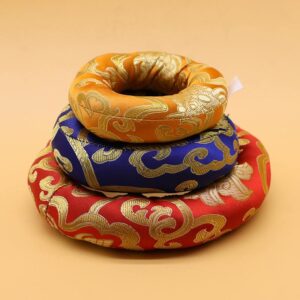 Buddha Stones Tibetan Singing Bowl Handcraft Cushion Decoration Decorations BS main