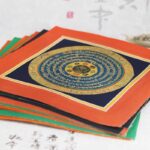 Buddha Stones Tibetan Handmade Thangka Painting Spiritual Blessing Blind Box Random Color Pattern Tibetan Thangka BS 6
