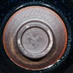 Buddha Stones Handmade Blue Francolinus Spot Chinese Jianzhan Ceramic Teacup Kung Fu Tea Cup Bowl Jian Zhan Tea Cup BS 6