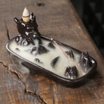 Dragon Mountain Strength Ceramic Incense Burner Decoration (Extra 35% Off | USE CODE: FS35) Incense Burner BS Black