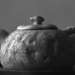Buddha Stones Handmade Vintage Tree Texture Purple Clay Kung Fu Teapot 220ml Teapot BS 19