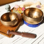 Tibetan Meditation Sound Bowl Handcrafted for Healing and Mindfulness Singing Bowl Set Singing Bowl buddhastoneshop 4
