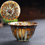 Buddha Stones Colorful Ceramic Teacup Home Office Tea Cups Cup BS 48