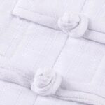 Buddha Stones 2Pcs Half Sleeve Shirt Top Pants Meditation Zen Tai Chi Linen Clothing Women's Set Women's Meditation Cloth BS 10