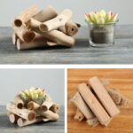 Buddha Stones Wood Candlestick Home Candle Holder Decoration Candle Holder BS 17