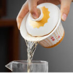 Buddha Stones Buddhist Heart Sutra Small Fu Character Ceramic Gaiwan Teacup Kung Fu Tea Cup And Saucer With Lid Cup BS 11