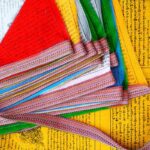 Buddha Stones Tibetan 5 Colors Windhorse Auspicious Outdoor 25 Pcs Prayer Flag TIBETAN PRAYER FLAGS buddhastoneshop 2
