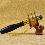 Buddha Stones Tibetan Lucky Prayer Wheel Decoration Decoration BS 2