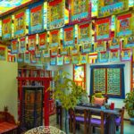 Buddha Stones Tibetan 10 Colors Windhorse Buddha Healing Auspicious Outdoor Mulberry Silk Prayer Flag TIBETAN PRAYER FLAGS buddhastoneshop 16