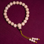 Buddha Stones Natural Abelia Biflora Wood Blessing Wrist Mala Wrist Mala BS 4