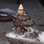 Dragon Mountain Strength Ceramic Incense Burner Decoration (Extra 35% Off | USE CODE: FS35) Incense Burner BS 4