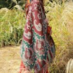 Buddha Stones Tibetan Flowers Leaves Branch Design Tassel Shawl Cozy Travel Scarf Wrap Tibetan Shawl BS 3